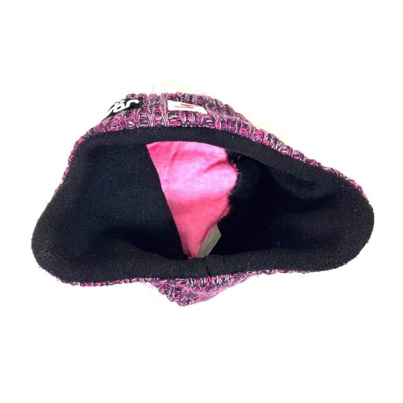 EISBAR Winter Ski Snow Furry Hat Cap Beanie Fuzzy Hair Fleece Pink Austria - Picture 6 of 6